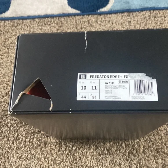 Unisex adidas predator edge+ size 10 - Picture 4 of 5